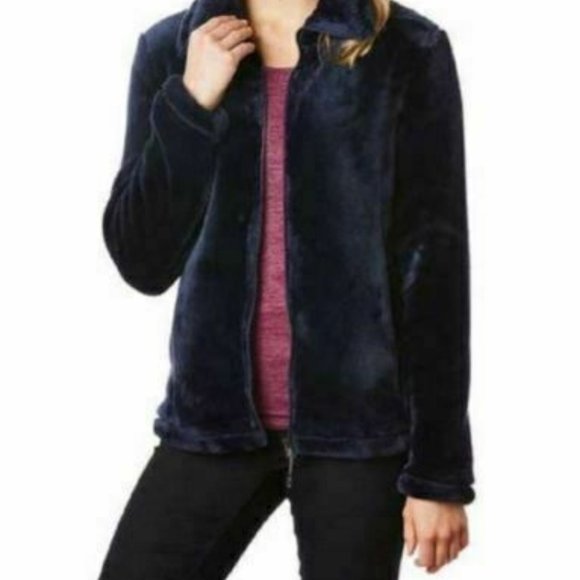 32 Degrees Heat Women Plush Velour Full Zip jacket - Picture 5 of 5